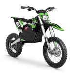 dirt bike pit bike minimoto dirt bike electrique nrj 1600w 12 14 vert